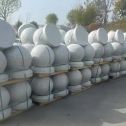 保定 白麻花岗岩石材圆球，石球，挡车球，隔离球，景观石球，风水球等