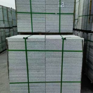 保定 芝麻白火烧，园林广场市政工程地铺石，1.8~5.0厚均有现货