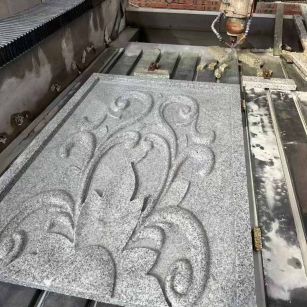 保定 白麻别墅干挂雕花板