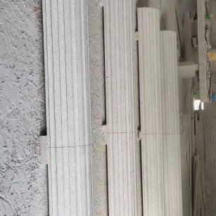 保定 花岗岩厂家带你看白麻花岗岩门楼大柱柱皮