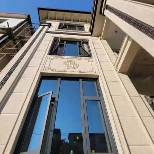 保定 黄金麻荔枝面别墅外墙干挂效果展示