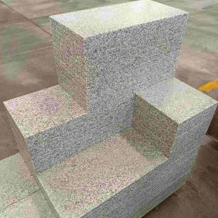 保定 白麻花岗岩荔枝面地铺石