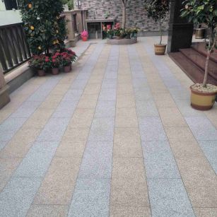 保定 黄金麻白麻荔枝面庭院铺装展示