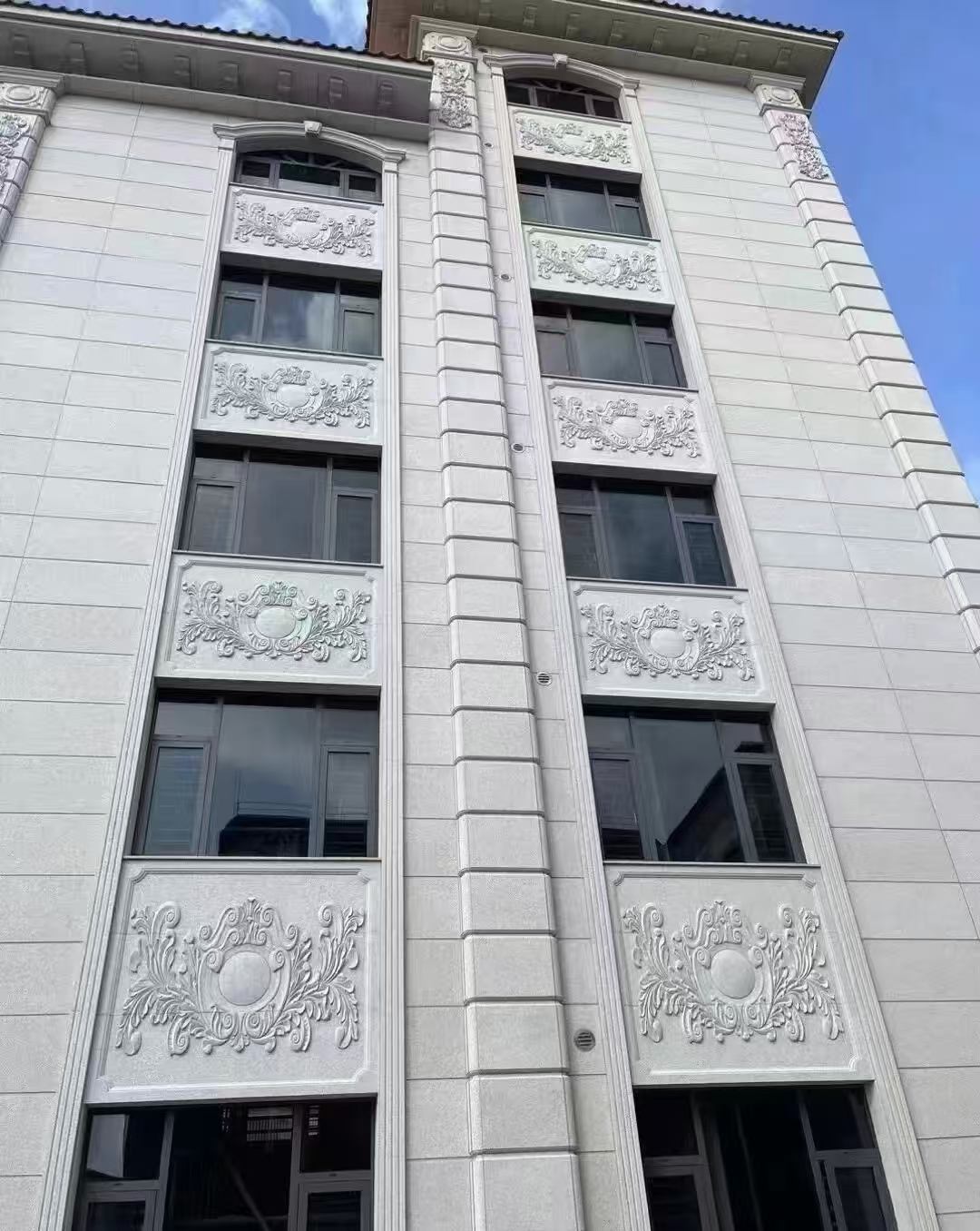 保定 白麻荔枝面花岗岩别墅外墙干挂