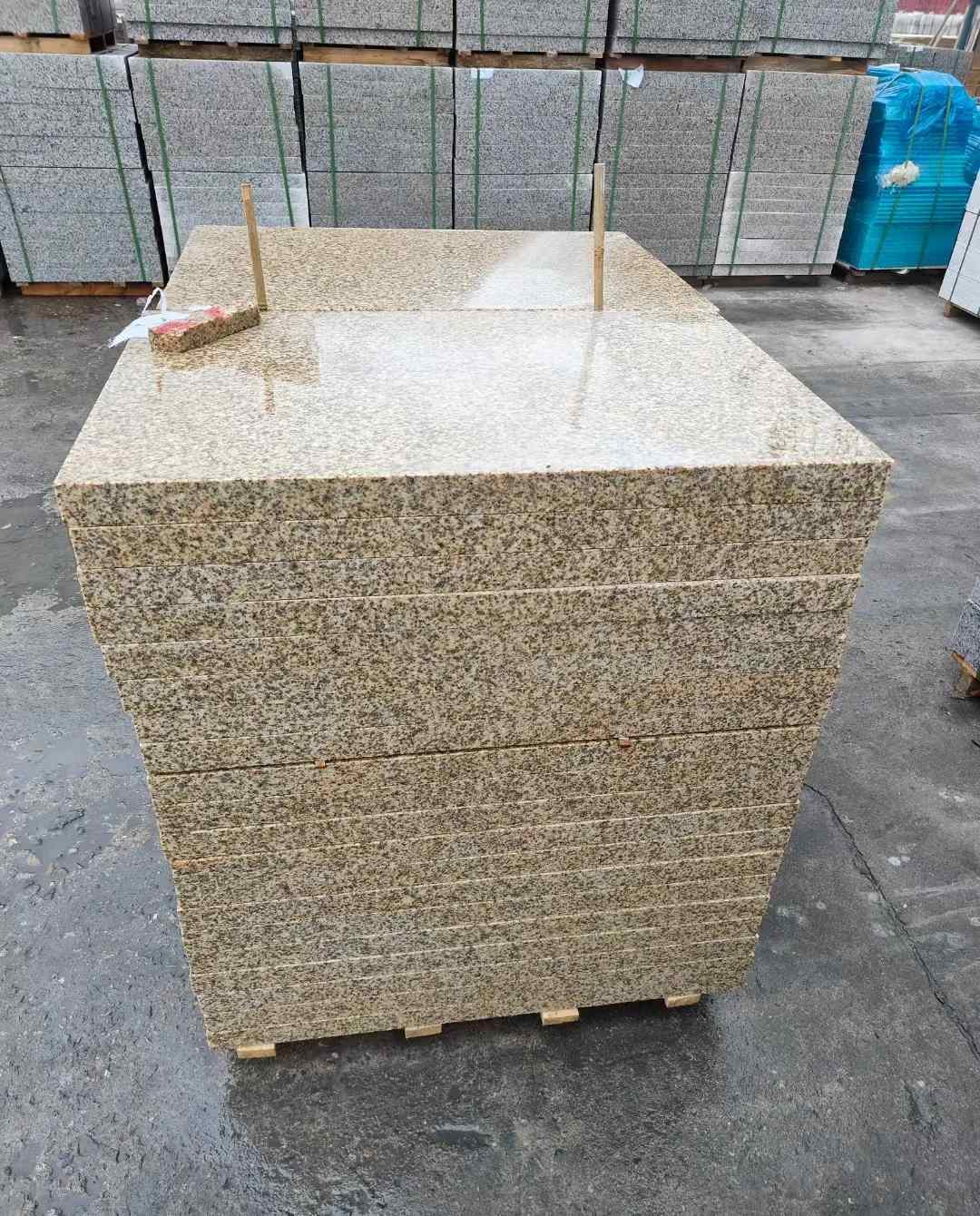 保定 湖北黄金麻花岗岩石材荔枝面外墙石材