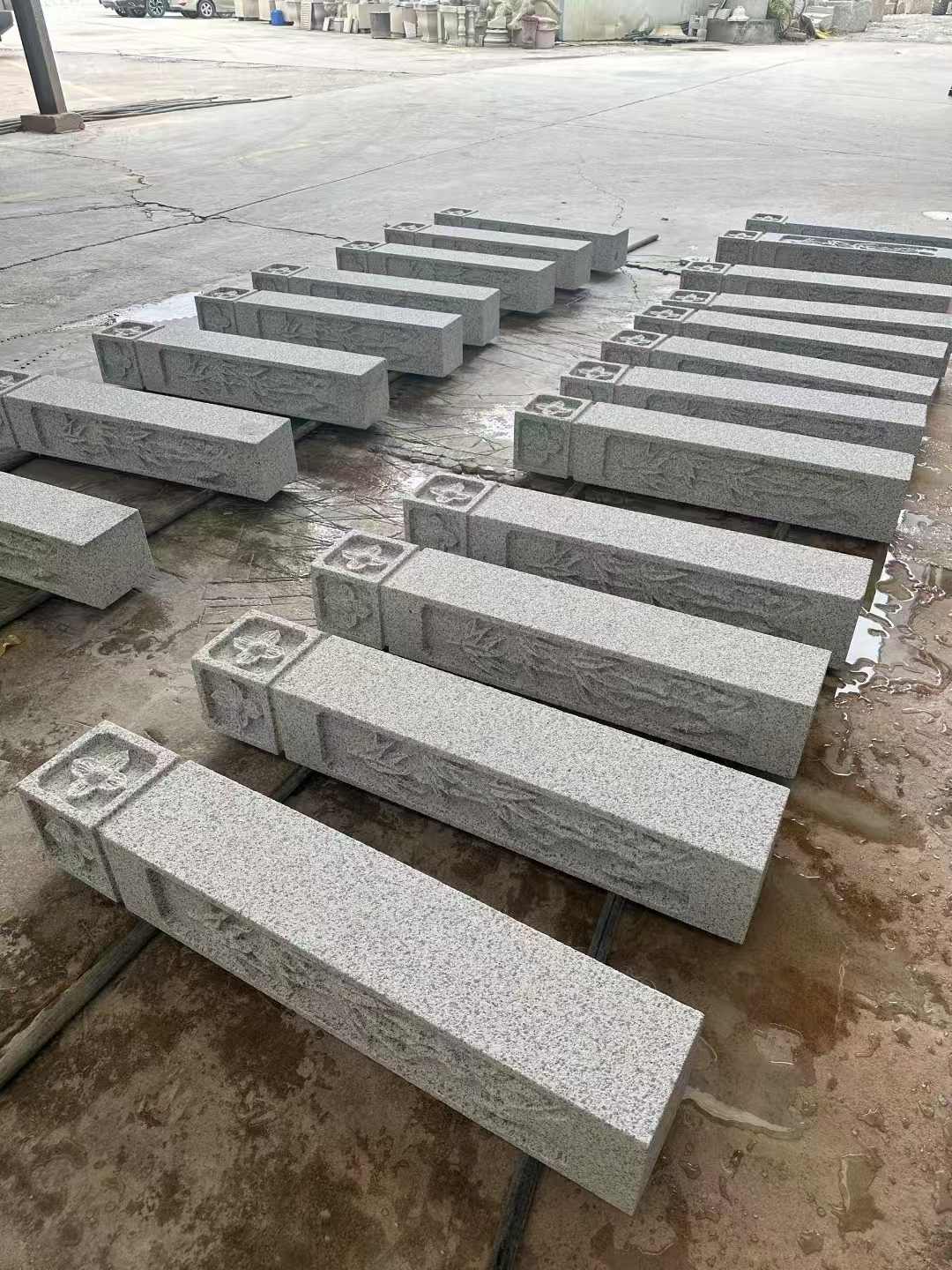 保定 白麻方柱雕花防水