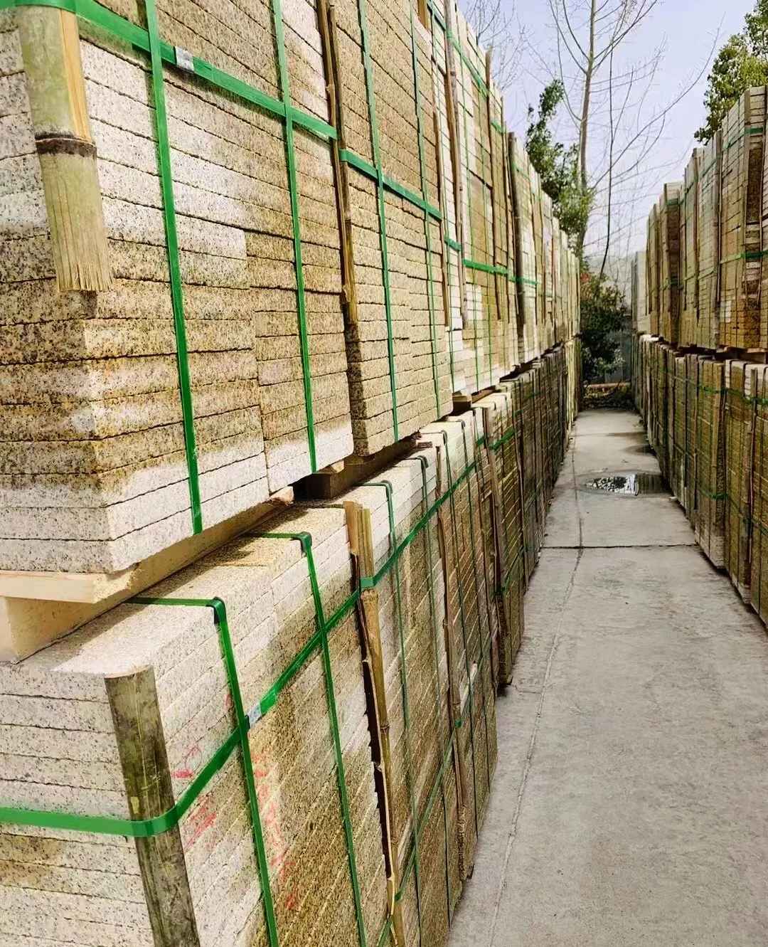 保定 黄金麻花岗岩荔枝面地铺石