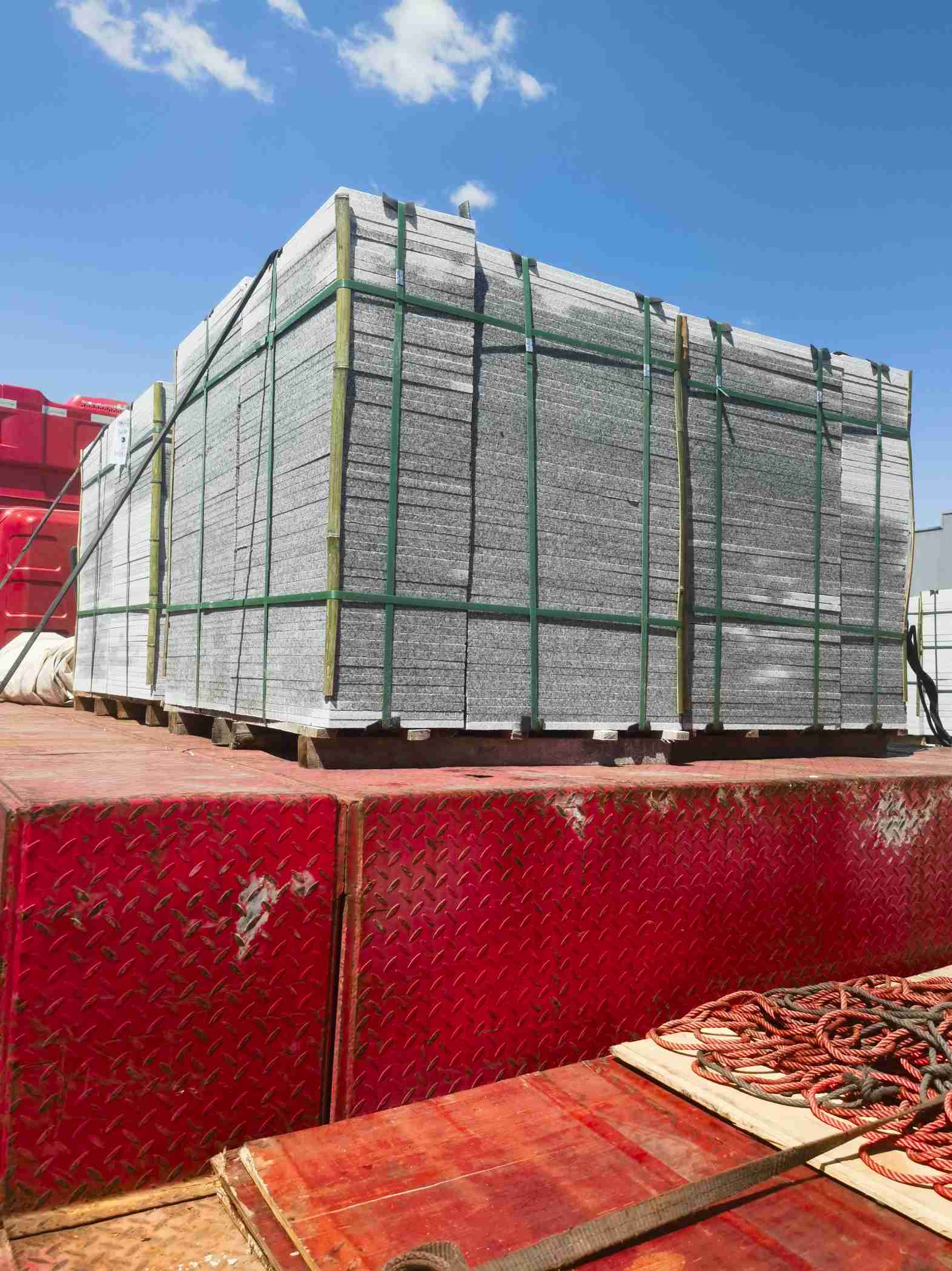 保定 芝麻白火烧规格板地铺石300*600/600*600